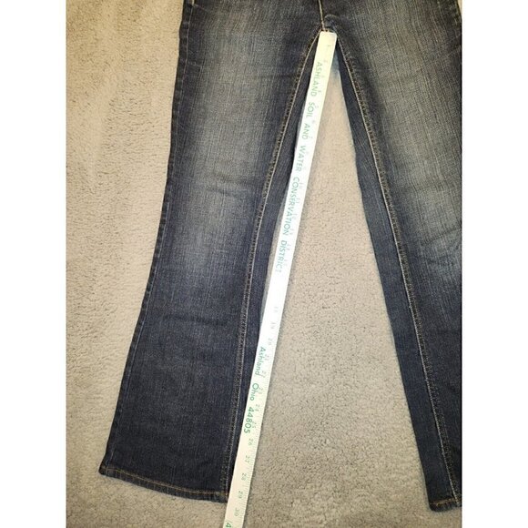 Tommy Hilfiger Womens Hope Bootcut Dark Wash Jeans Size 6S Y2K - Picture 6 of 16